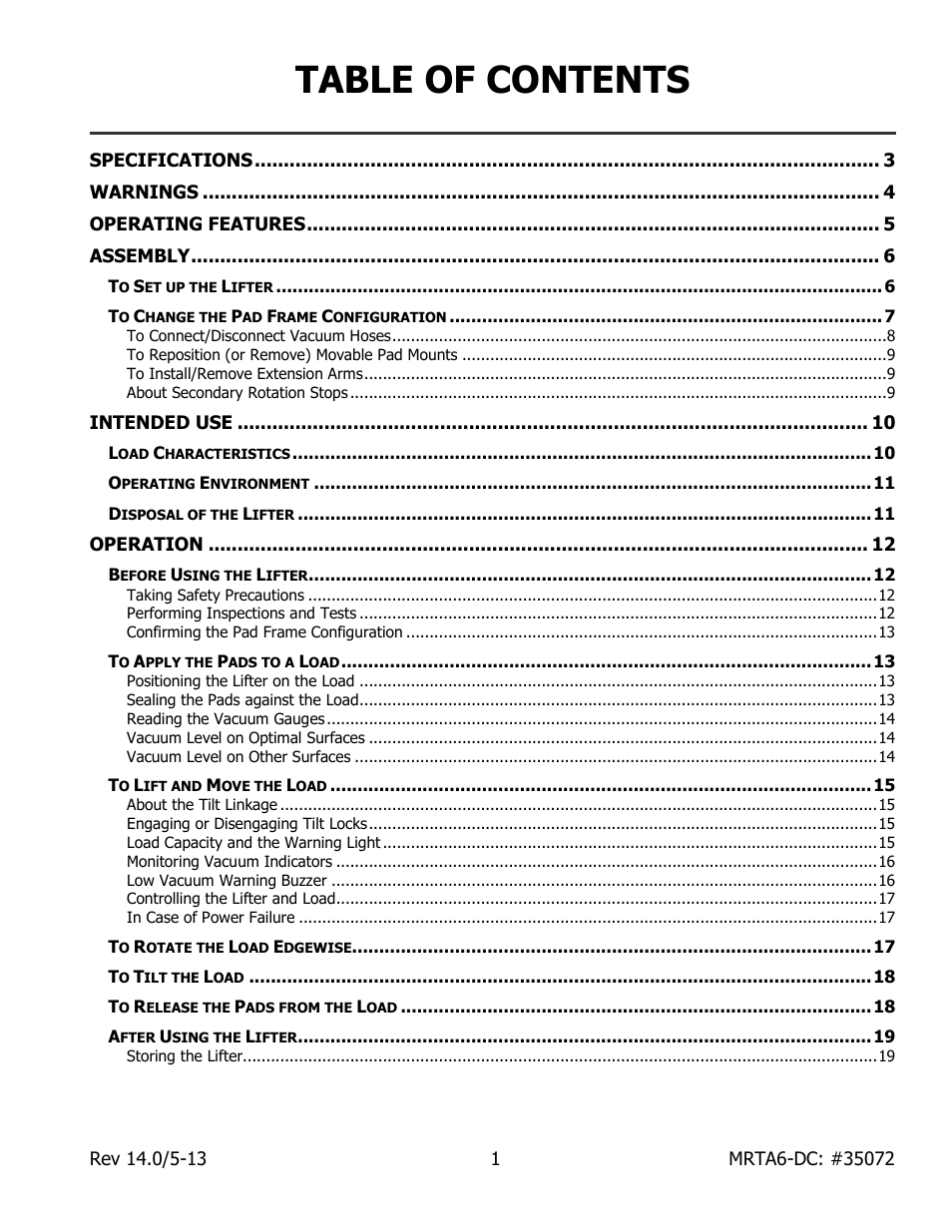 Wood’s Powr-Grip MRTA611LDC User Manual | Page 3 / 35
