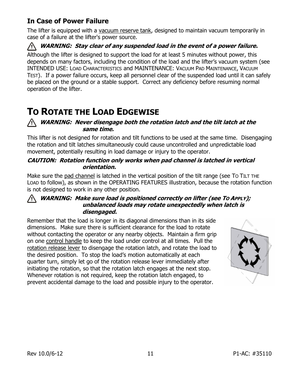 Otate the, Dgewise | Wood’s Powr-Grip P11104AC User Manual | Page 13 / 24