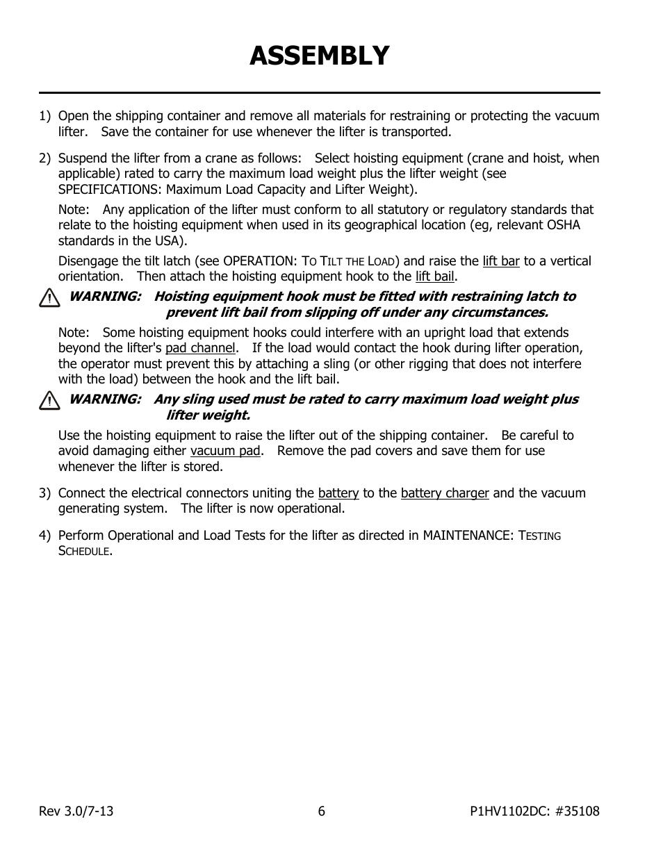 Assembly | Wood’s Powr-Grip P1HV1102DC User Manual | Page 8 / 32