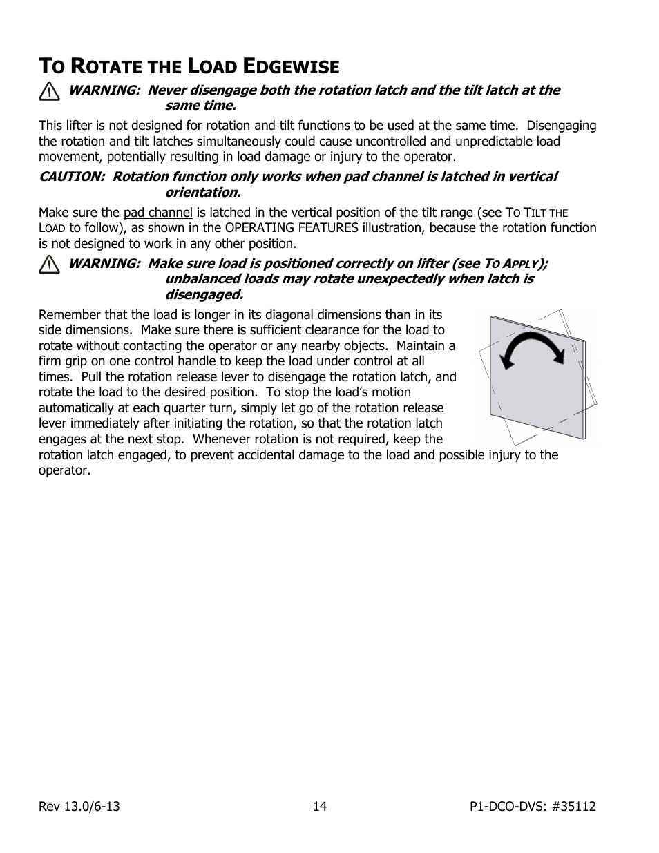 Otate the, Dgewise | Wood’s Powr-Grip P11104DCO User Manual | Page 16 / 32
