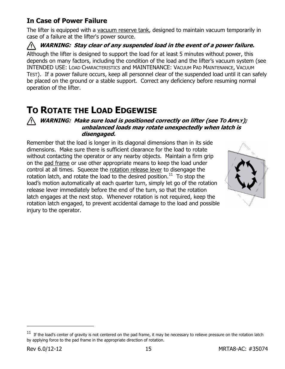 Otate the, Dgewise | Wood’s Powr-Grip MRTA8-AIR User Manual | Page 17 / 29