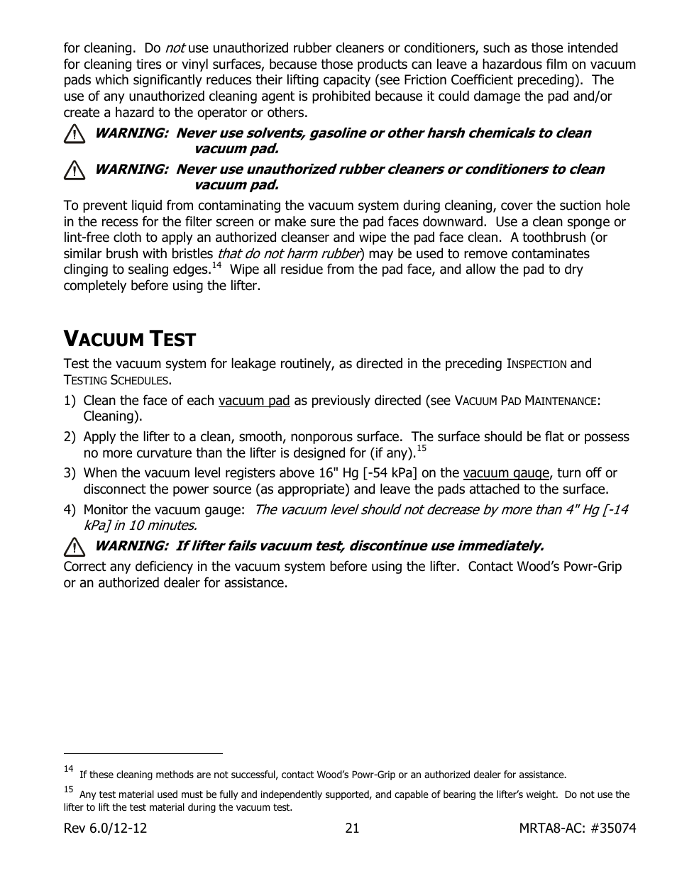 Acuum | Wood’s Powr-Grip MRTA8-AIR User Manual | Page 23 / 29