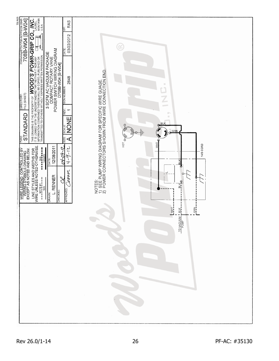 Wood’s Powr-Grip PFHL89AC User Manual | Page 28 / 29