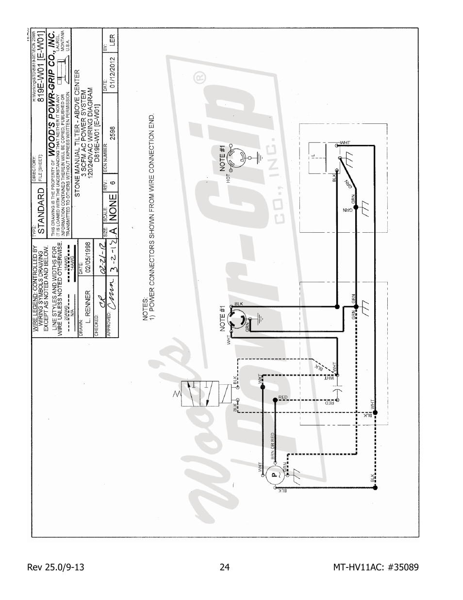 Wood’s Powr-Grip MT10FS10TAC User Manual | Page 26 / 26