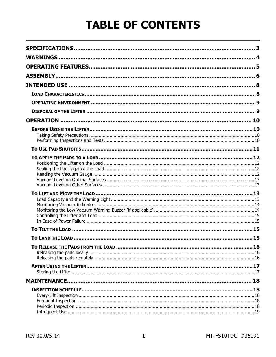 Wood’s Powr-Grip MT10FS10TDC User Manual | Page 3 / 36