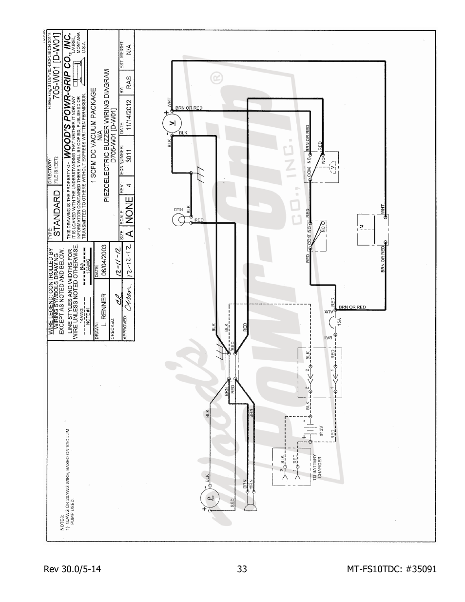 Wood’s Powr-Grip MT10FS10TDC User Manual | Page 35 / 36