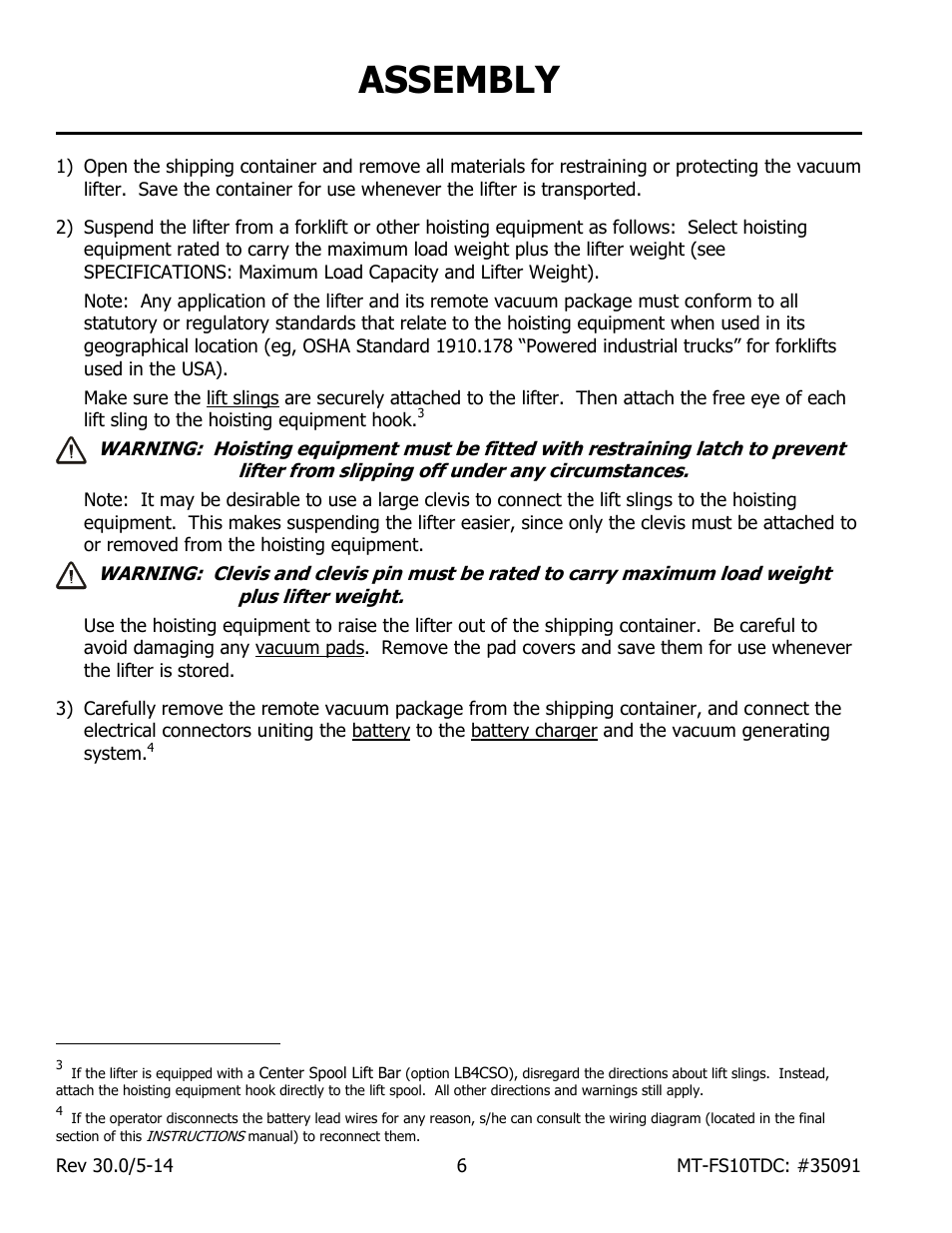 Assembly | Wood’s Powr-Grip MT10FS10TDC User Manual | Page 8 / 36