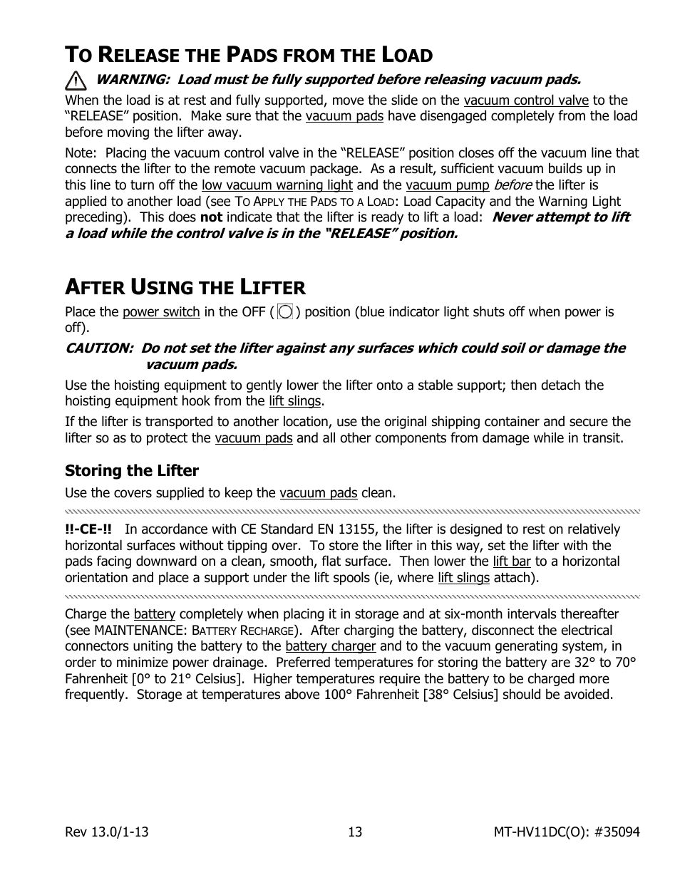 Elease the, Ads from the, Fter | Sing the, Ifter | Wood’s Powr-Grip MT10FS10TAIR User Manual | Page 15 / 28