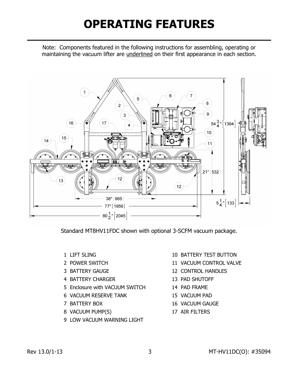Operating features | Wood’s Powr-Grip MT10FS10TAIR User Manual | Page 5 / 28