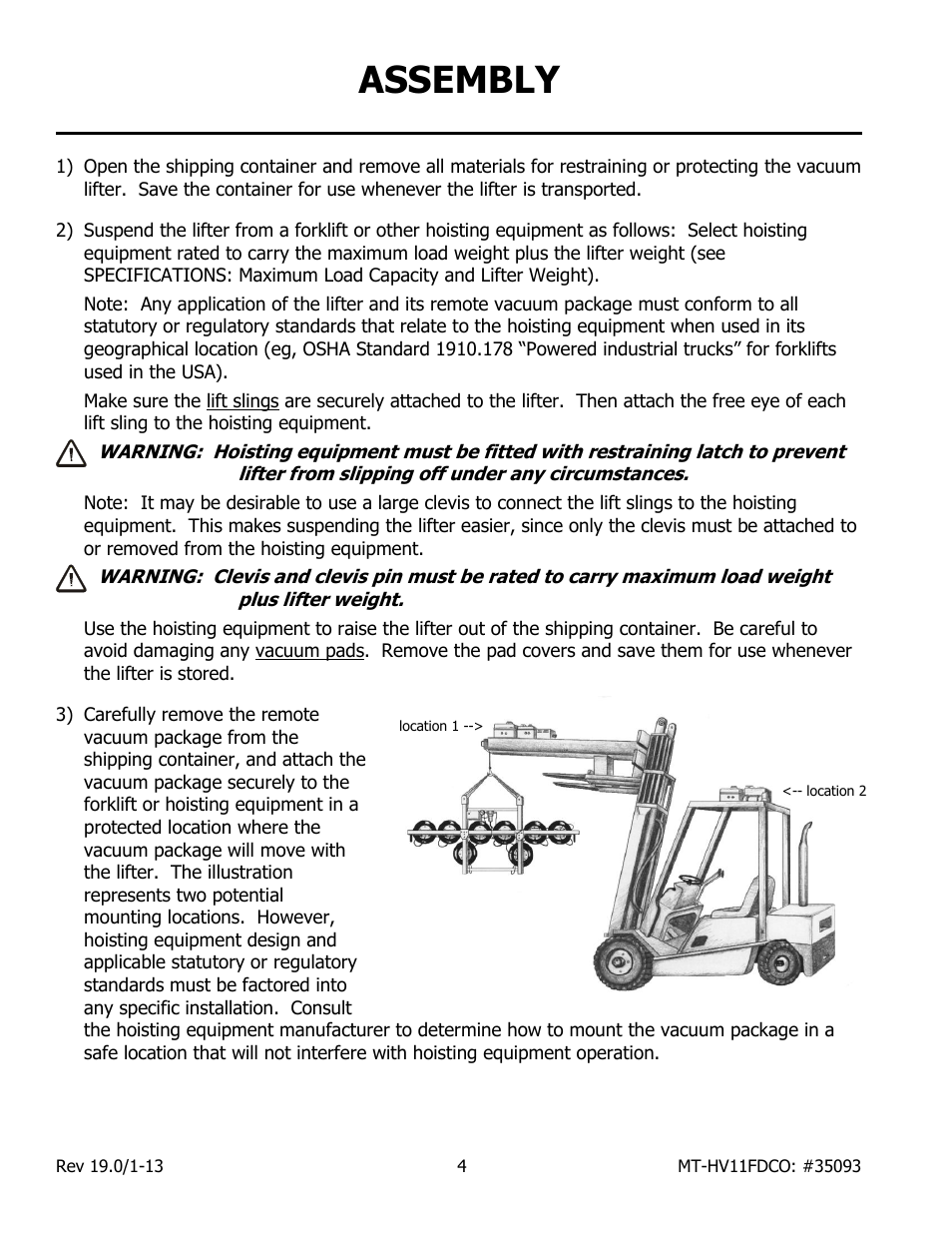 Assembly | Wood’s Powr-Grip MT10HV11FDCO User Manual | Page 6 / 27