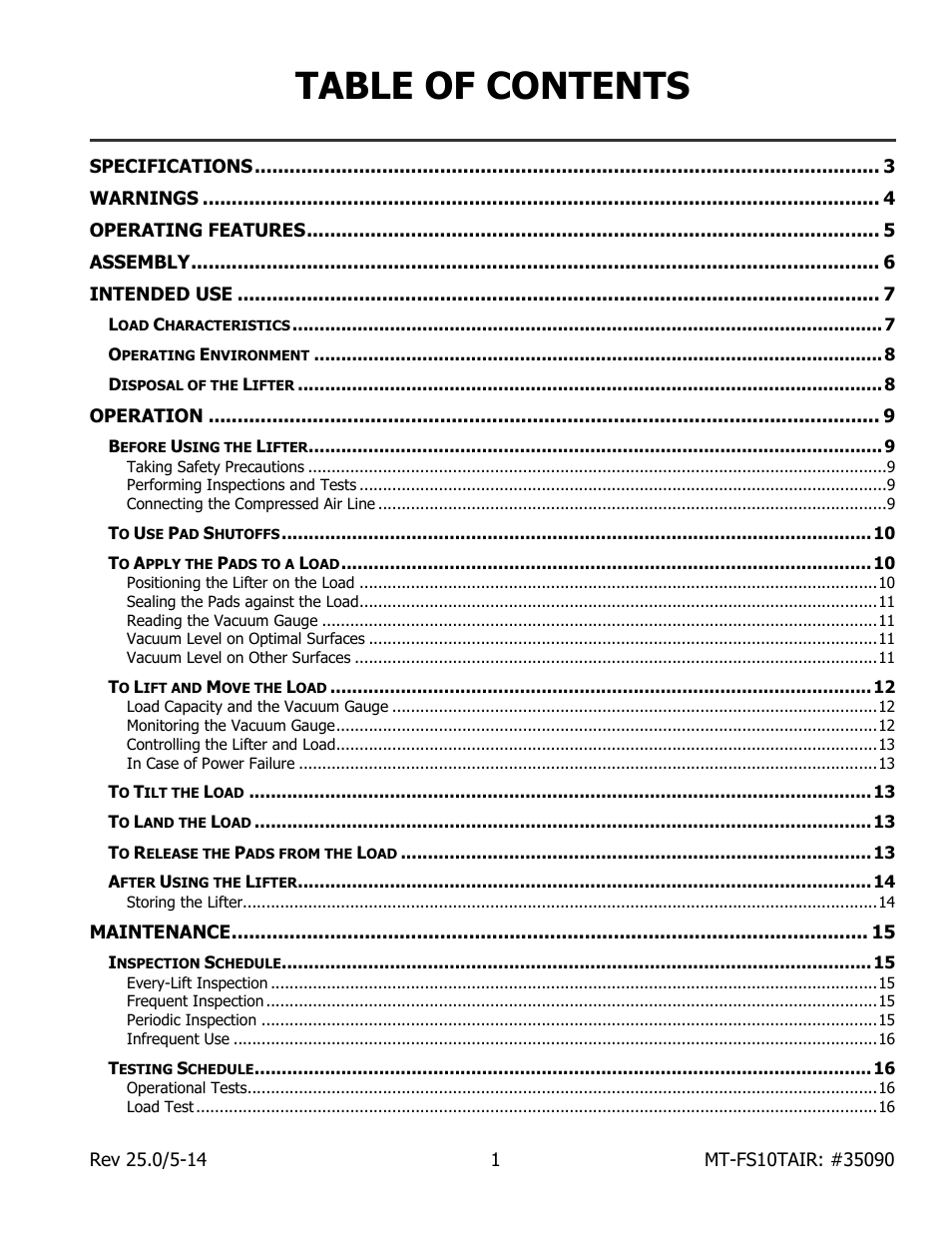 Wood’s Powr-Grip MT10FS10TAIR User Manual | Page 3 / 25