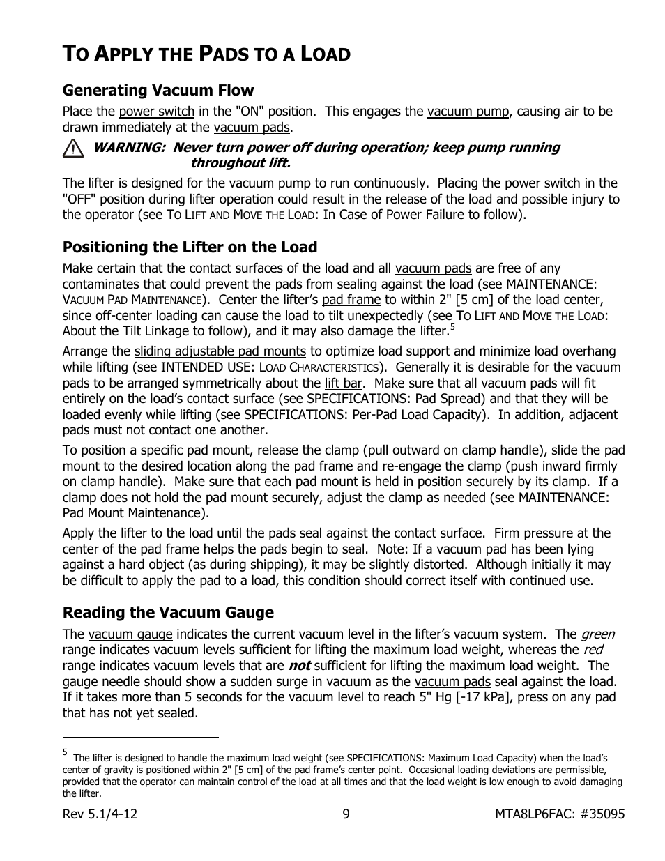 Pply the, Ads to a | Wood’s Powr-Grip MTA8LP6FAC User Manual | Page 11 / 23