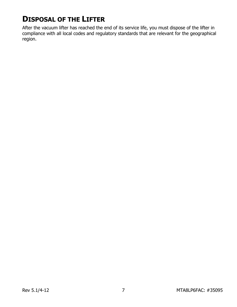 Wood’s Powr-Grip MTA8LP6FAC User Manual | Page 9 / 23