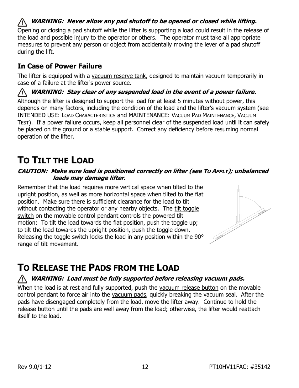 Ilt the, Elease the, Ads from the | Wood’s Powr-Grip PT10FS10TAC User Manual | Page 14 / 25