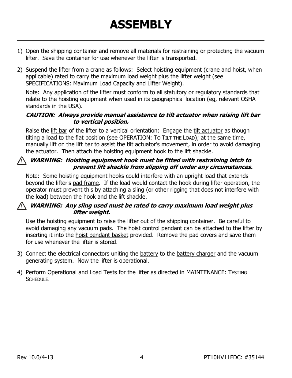 Assembly | Wood’s Powr-Grip PT10FS10TDC User Manual | Page 6 / 29
