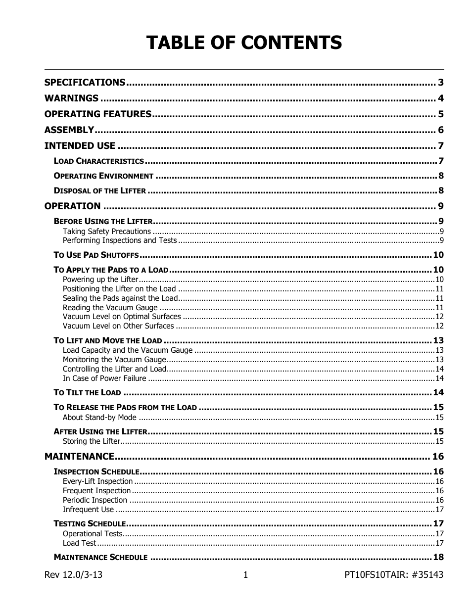 Wood’s Powr-Grip PT10FS10TAIR User Manual | Page 3 / 28