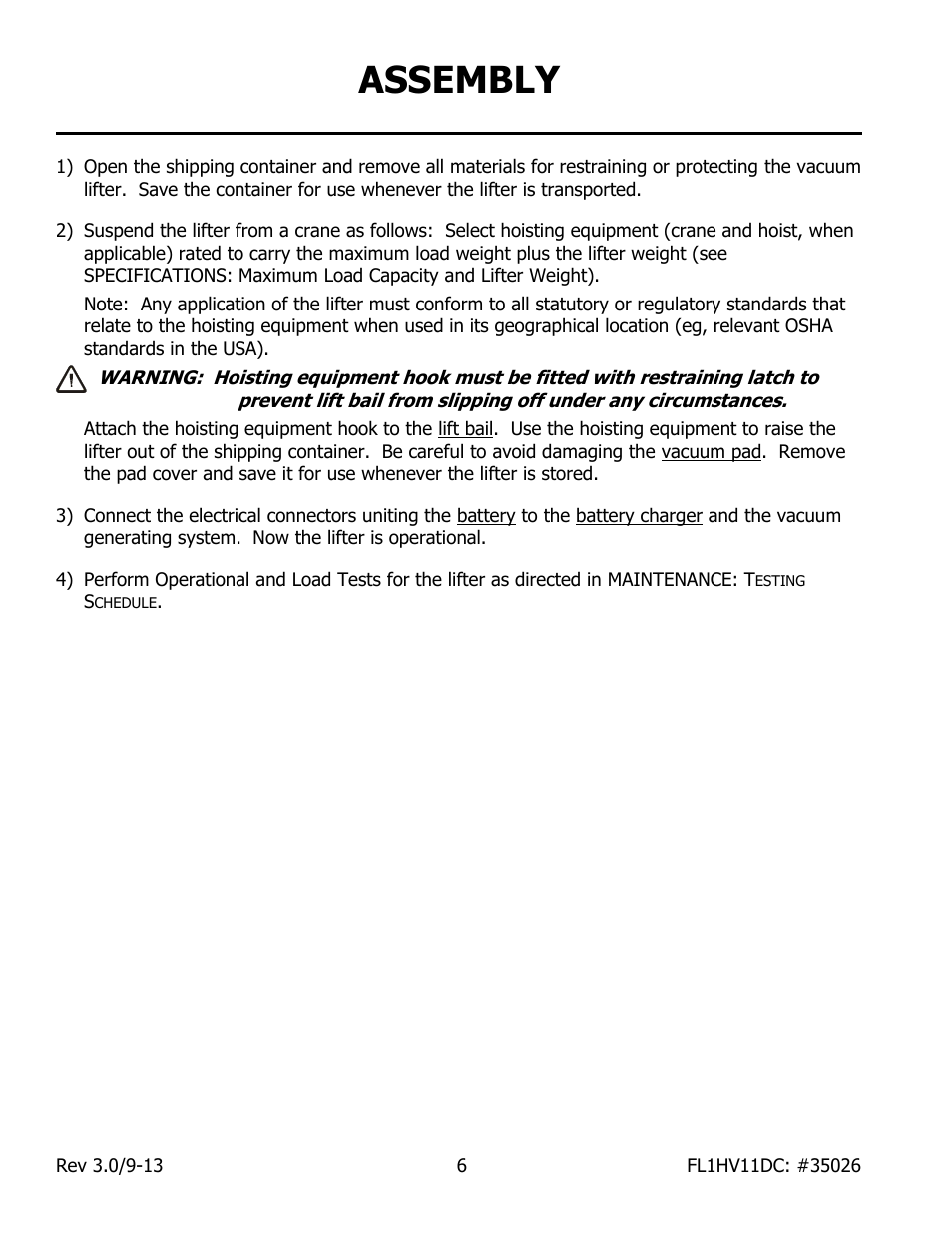 Assembly | Wood’s Powr-Grip FL1HV11DC User Manual | Page 8 / 30