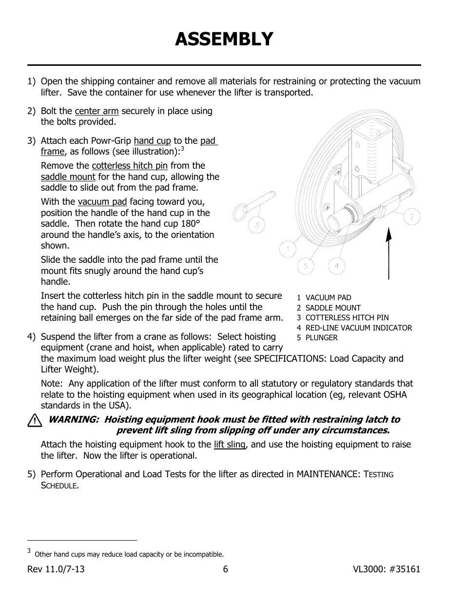 Assembly | Wood’s Powr-Grip VL3000L User Manual | Page 8 / 20