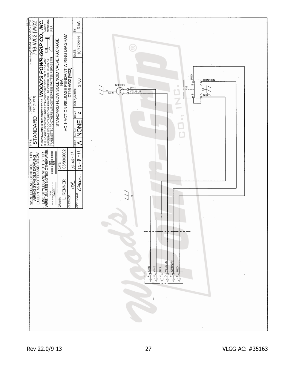 Wood’s Powr-Grip VLGG1011LAC User Manual | Page 29 / 30