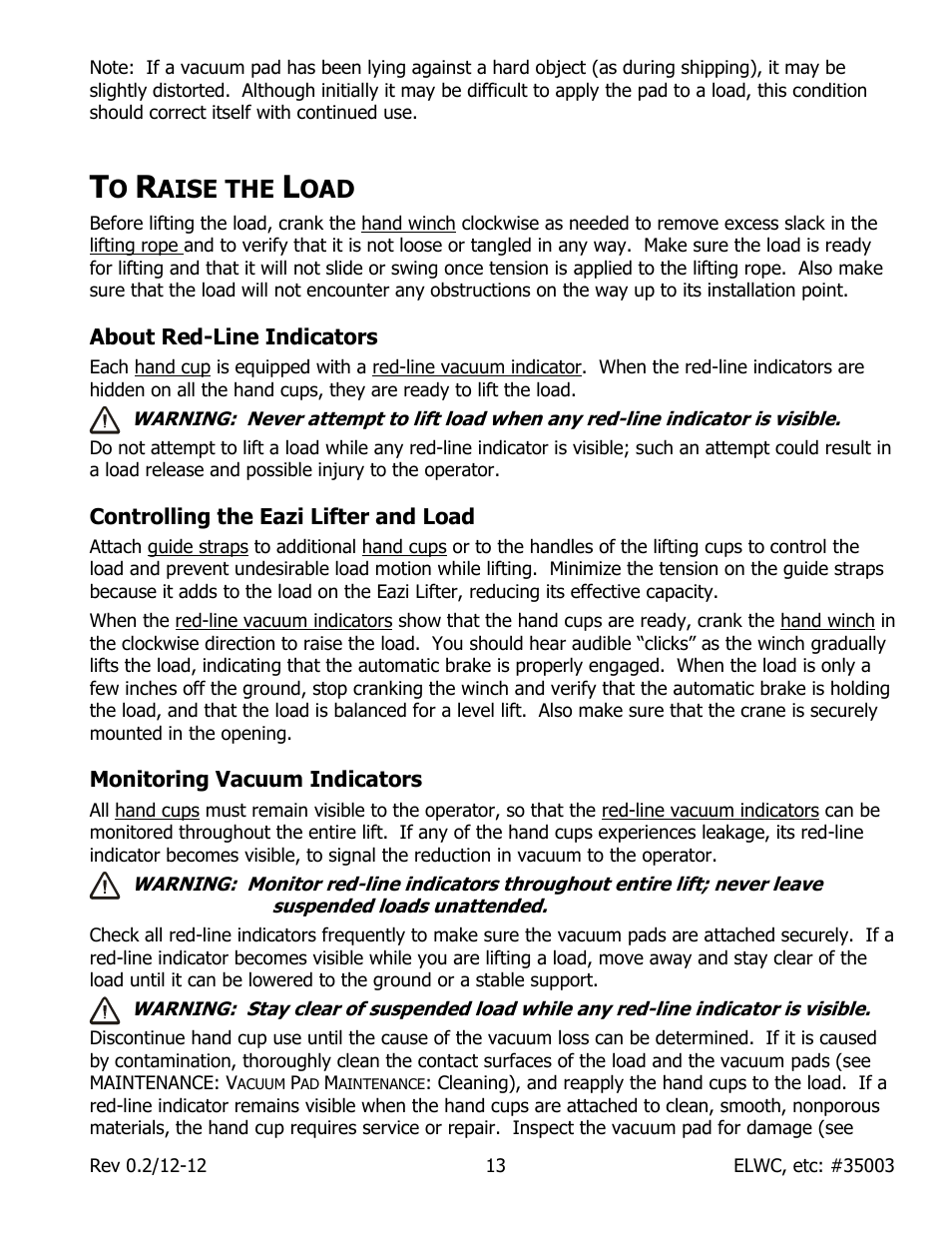 Aise the | Wood’s Powr-Grip EL Series User Manual | Page 15 / 26