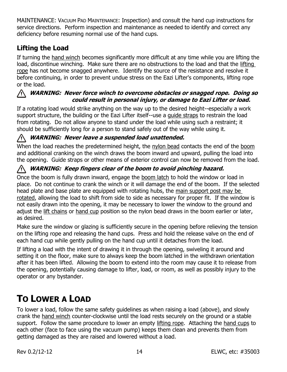 Ower a | Wood’s Powr-Grip EL Series User Manual | Page 16 / 26