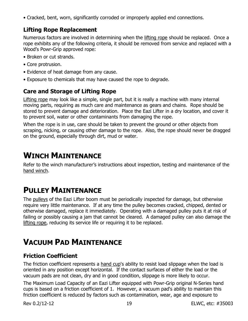 Wood’s Powr-Grip EL Series User Manual | Page 21 / 26