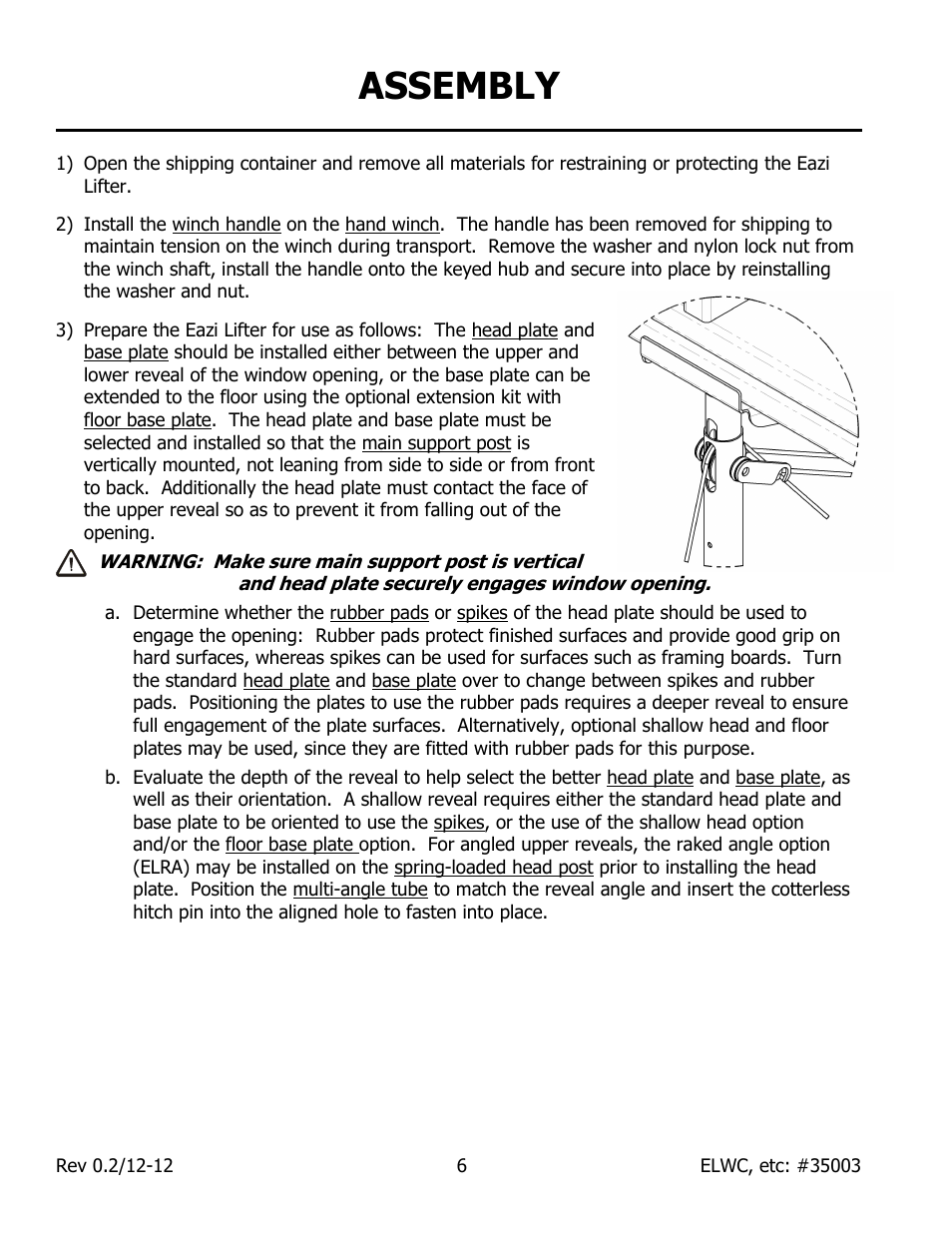 Assembly | Wood’s Powr-Grip EL Series User Manual | Page 8 / 26