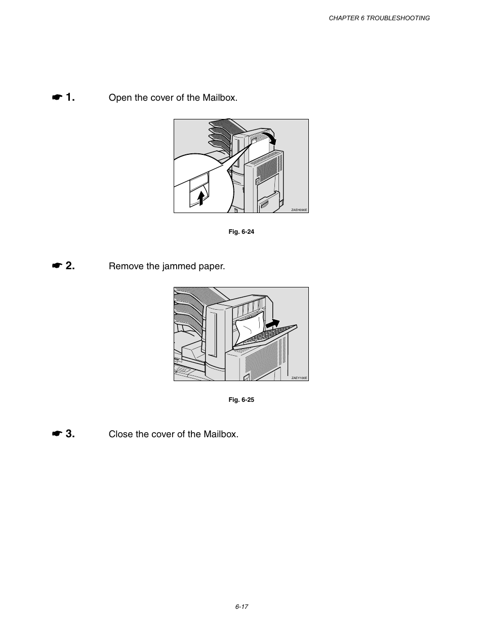 When ˝jam: e˛ appears, When “jam: e” appears -17 | Brother HL-3260N User Manual | Page 228 / 276
