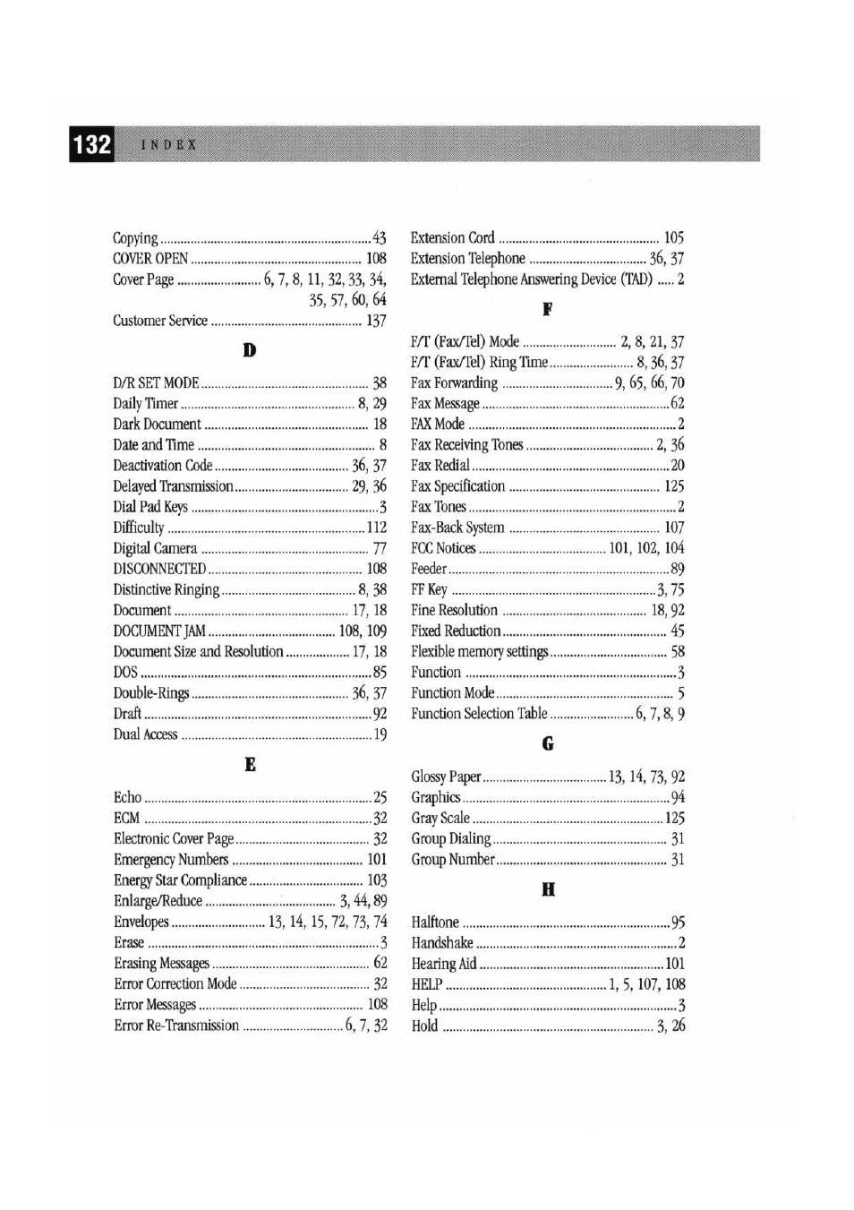 Brother MFC7000FC User Manual | Page 140 / 147