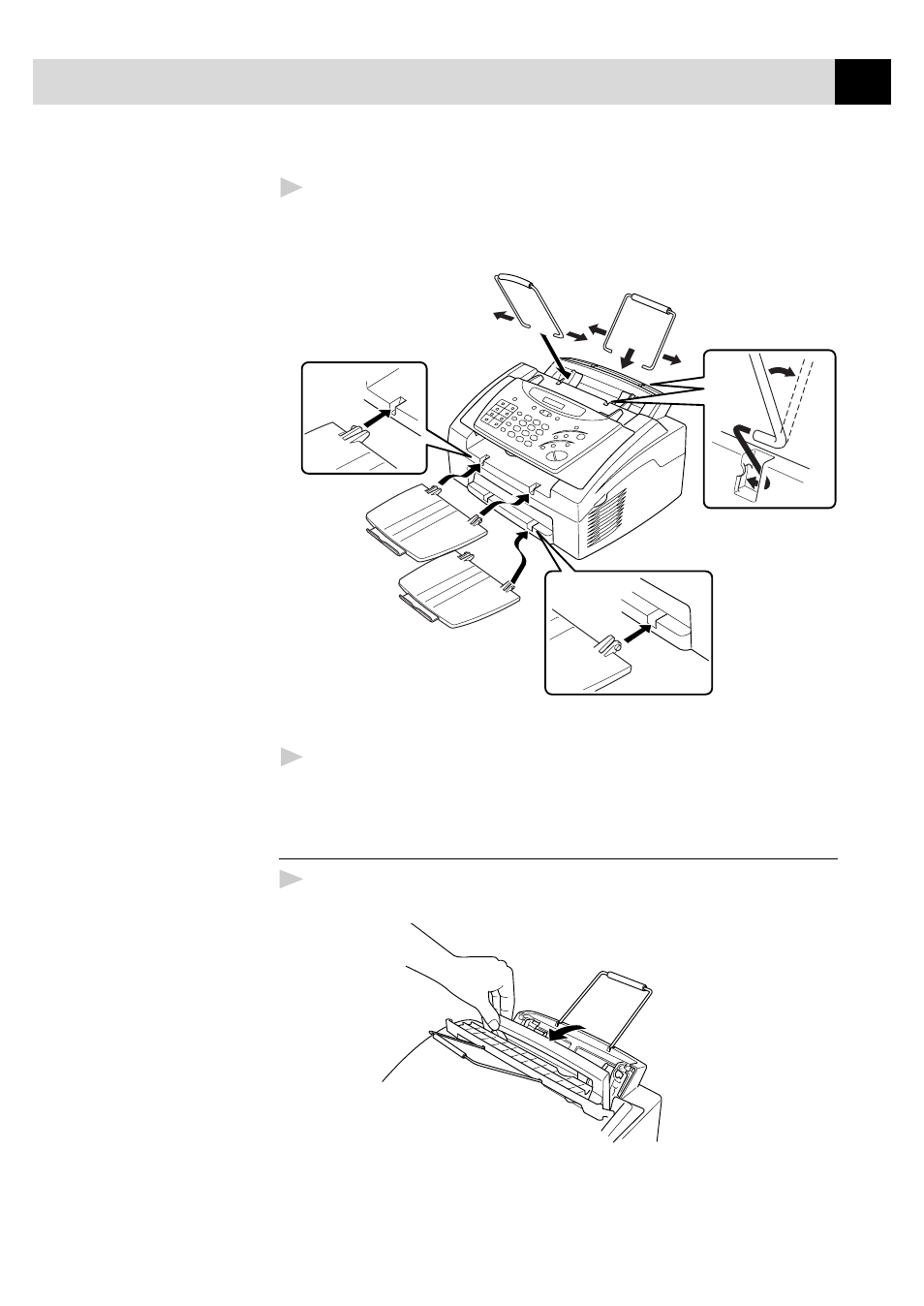 Loading paper | Brother 8060P MFC-9060 User Manual | Page 25 / 186