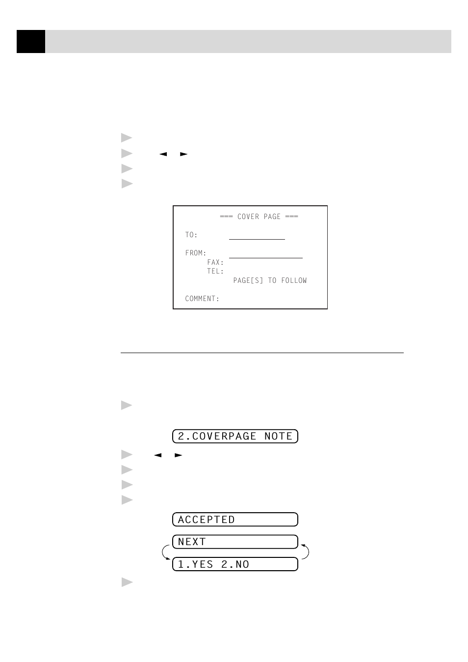 Cover page message | Brother 8060P MFC-9060 User Manual | Page 66 / 186