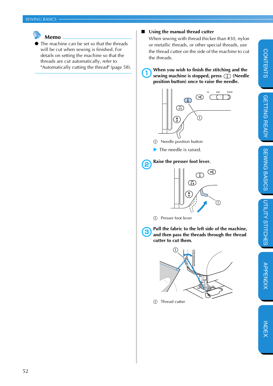 Brother NX 600 User Manual | Page 58 / 159