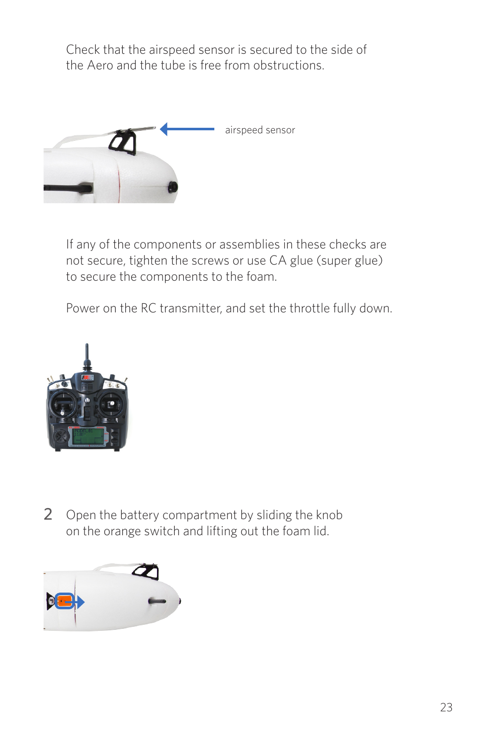 3D Robotics RTF Aero User Manual | Page 23 / 32