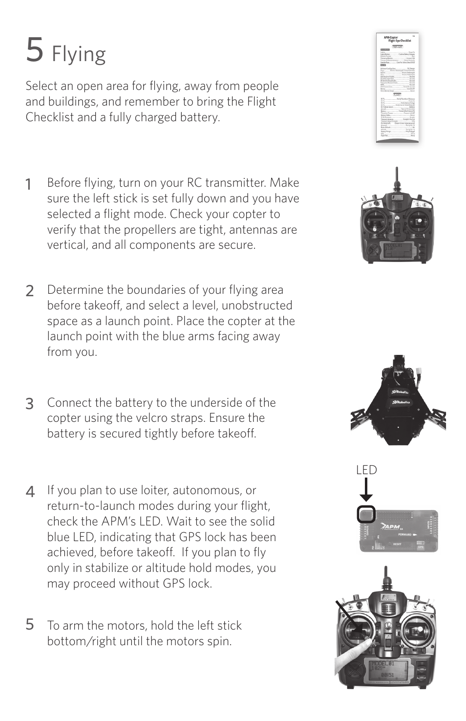 Flying | 3D Robotics Y6 Ready-to-Fly 2013 User Manual | Page 6 / 8