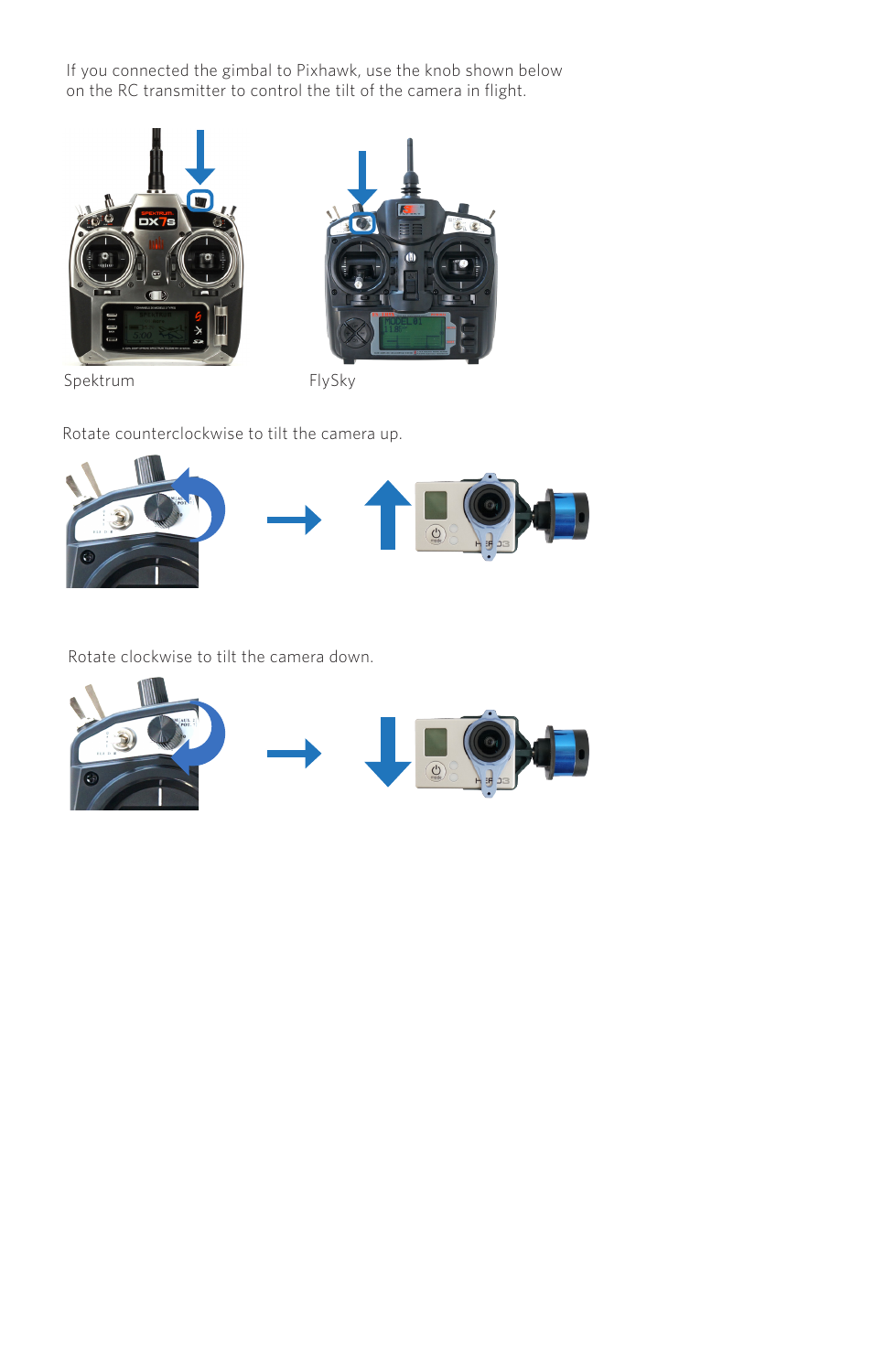 3D Robotics X8 Tarot gimbal User Manual | Page 4 / 5