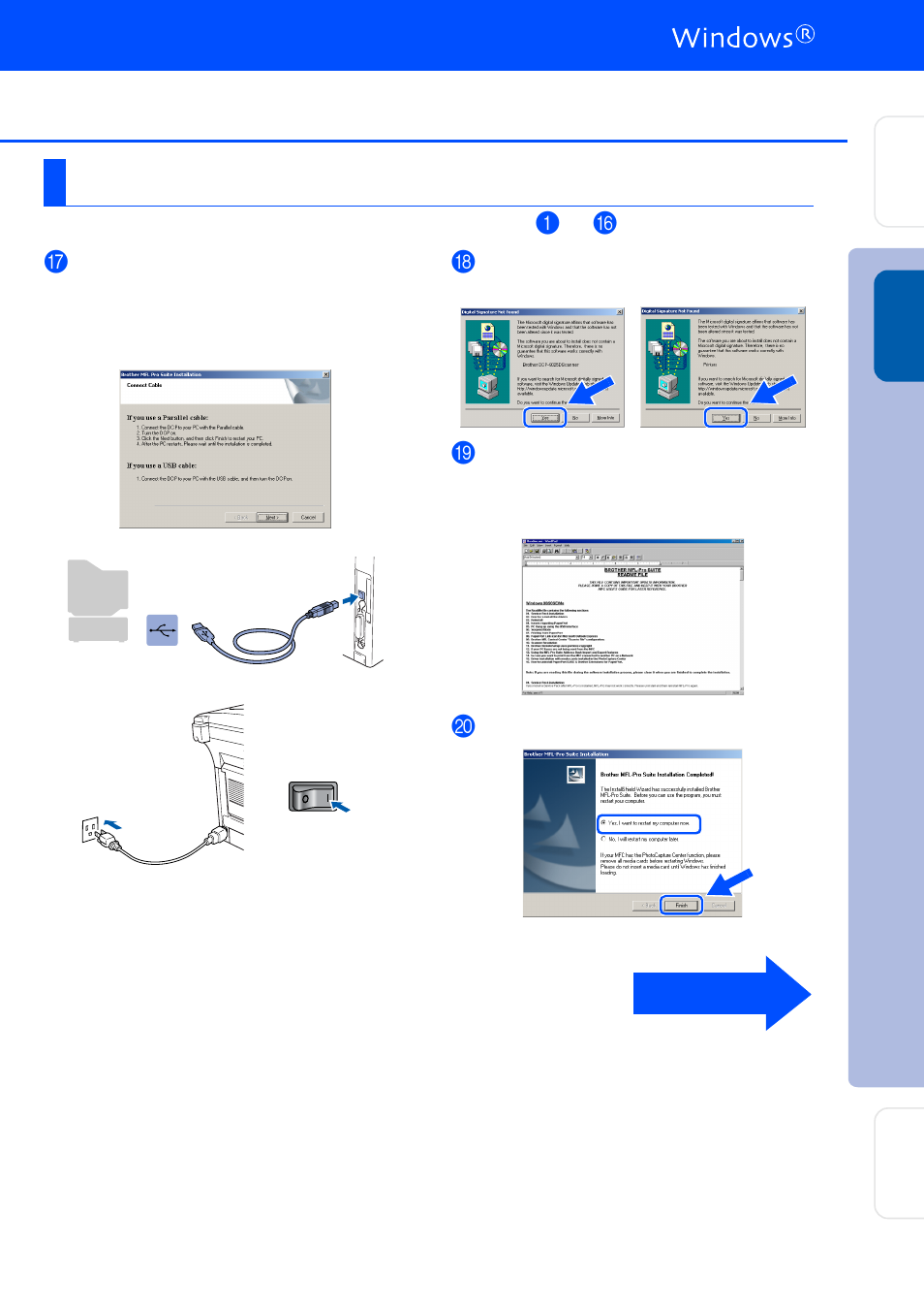 For windows® 2000 professional users only, For windows, 2000 professional users only | Make sure that you followed the instructions in, On pages 8 - 1 0 | Brother DCP-8025D User Manual | Page 16 / 54