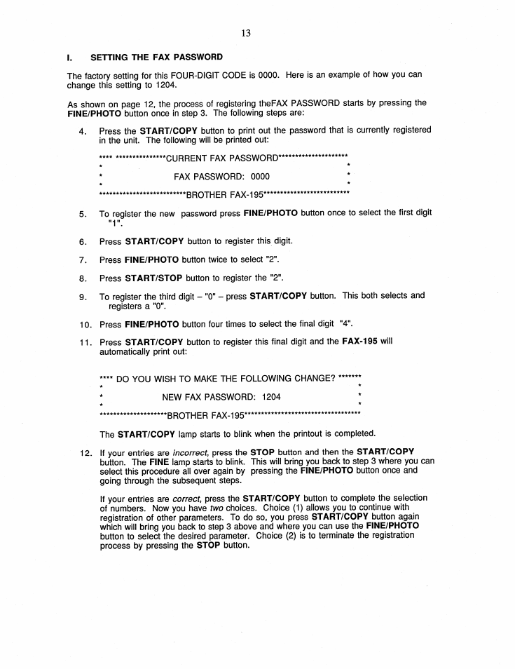 Brother FAX-195 User Manual | Page 19 / 40