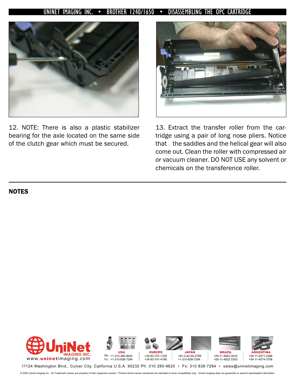 Brother UNINET 1240 User Manual | Page 10 / 12
