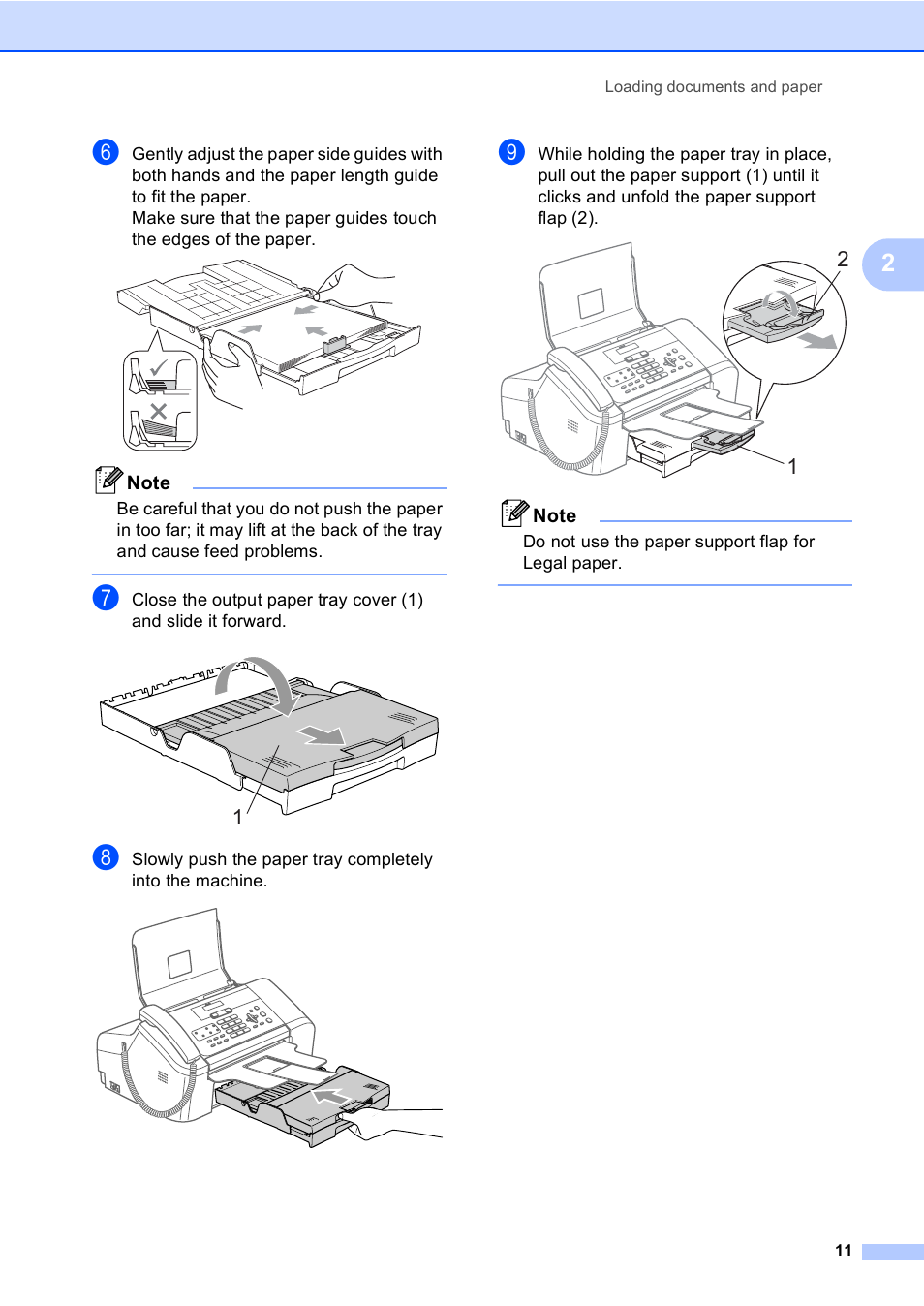 Brother FAX-1355 User Manual | Page 21 / 127