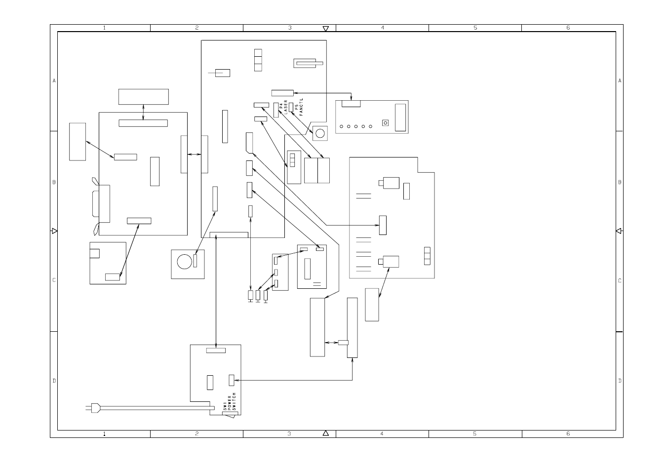 Connection diagram, Appendix 2. connection diagram v - 2 | Brother HL-1060 User Manual | Page 95 / 105