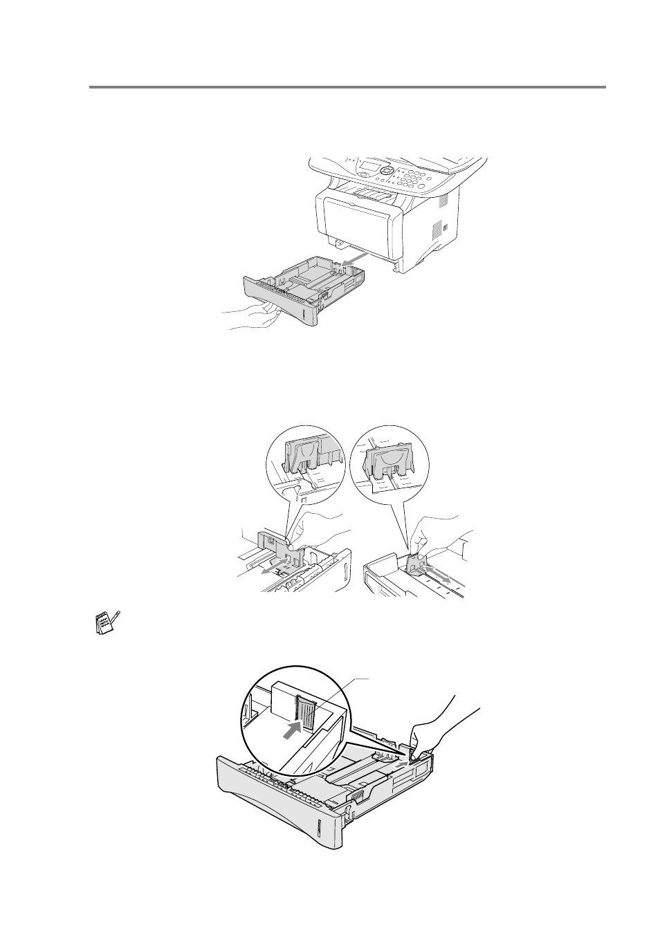 How to load paper, To load paper or other media in the paper tray, How to load paper -5 | To load paper or other media in the paper tray -5 | Brother DCP8020 User Manual | Page 37 / 282