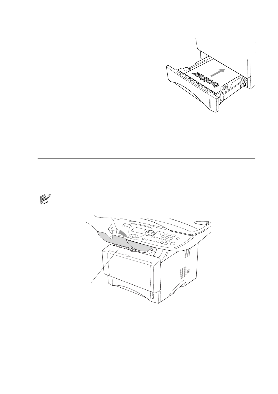 Manual duplex printing, Face-down output tray, Manual duplex printing -4 | Face-down output tray -4 | Brother DCP8020 User Manual | Page 81 / 282