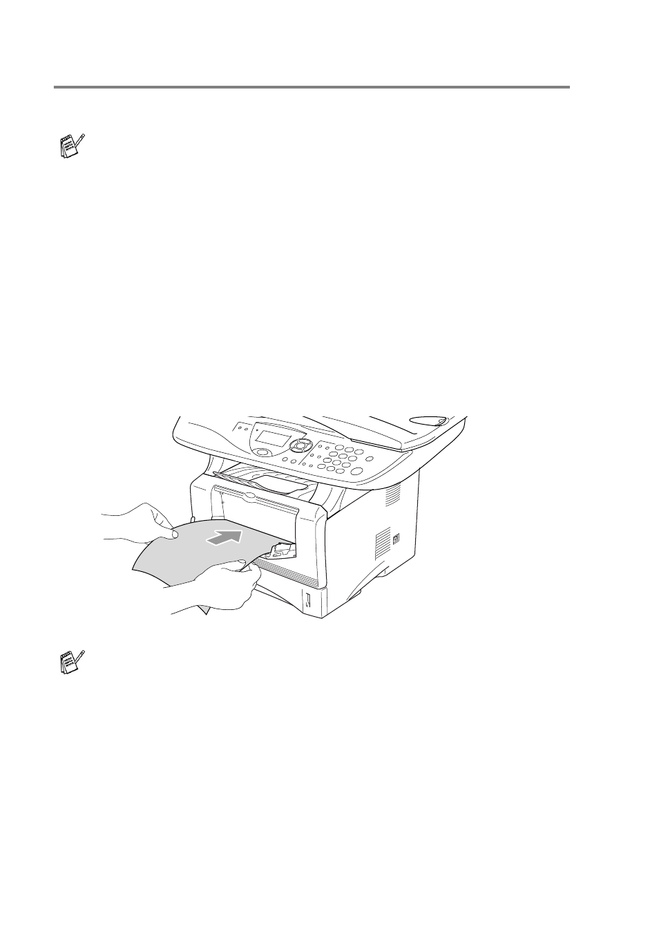 Printing on plain paper, The manual feed tray (for dcp-8020), Printing on plain paper -5 | The manual feed tray (for dcp-8020) -5 | Brother DCP8020 User Manual | Page 82 / 282