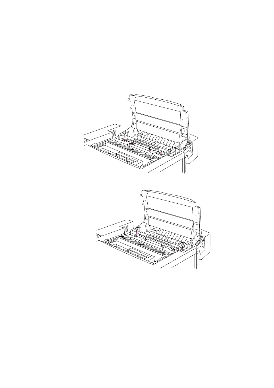 Install the oil bottle and the fuser cleaner, Install the oil bottle and the fuser cleaner 2-10 | Brother HL-3400CN Series User Manual | Page 40 / 280