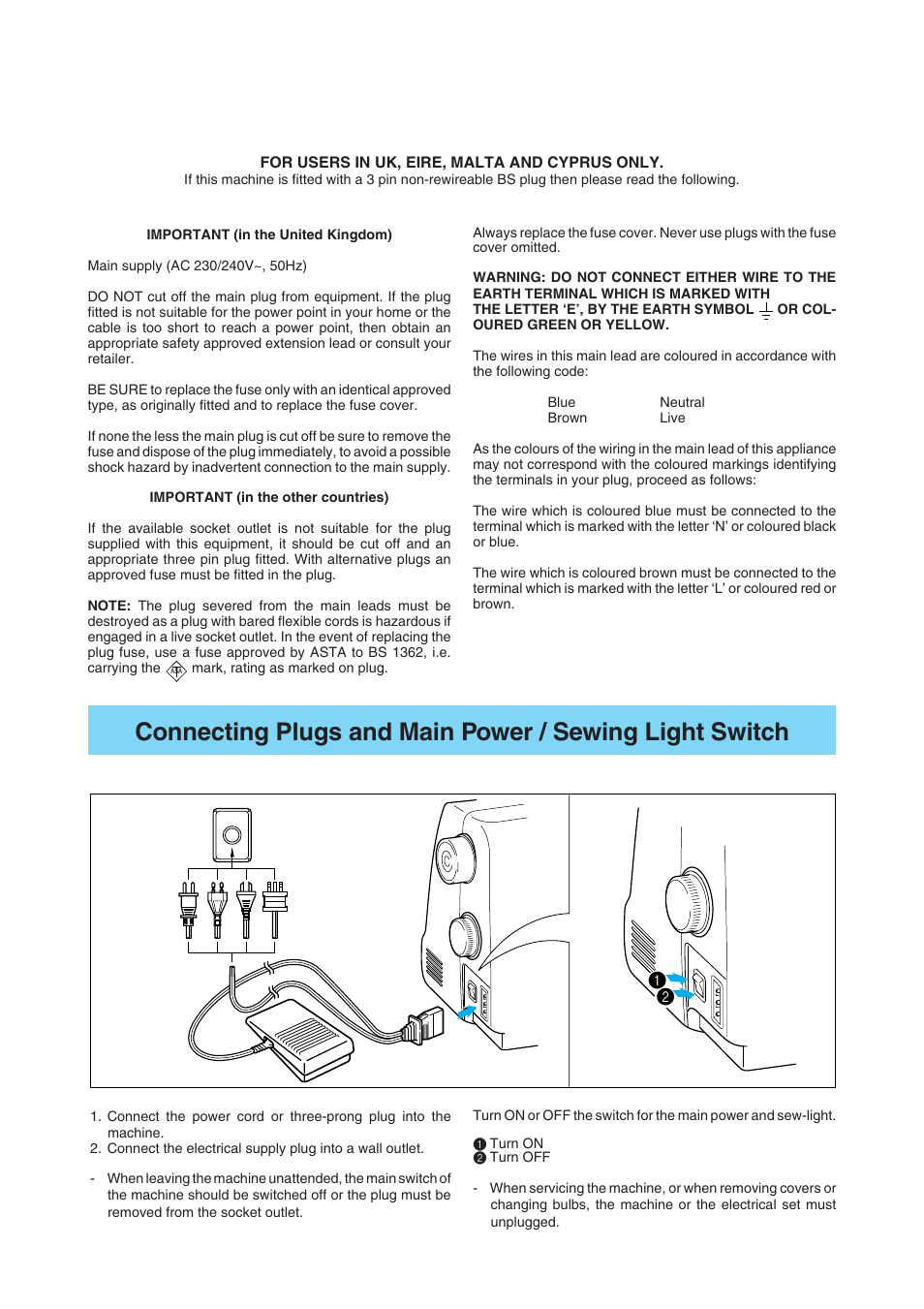Brother Sewing Manching User Manual | Page 5 / 90