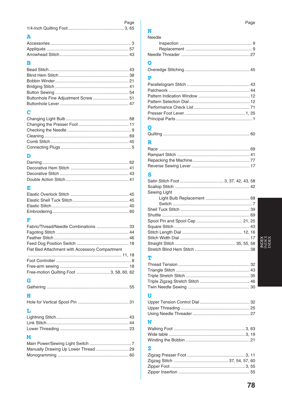 Brother Sewing Manching User Manual | Page 87 / 90