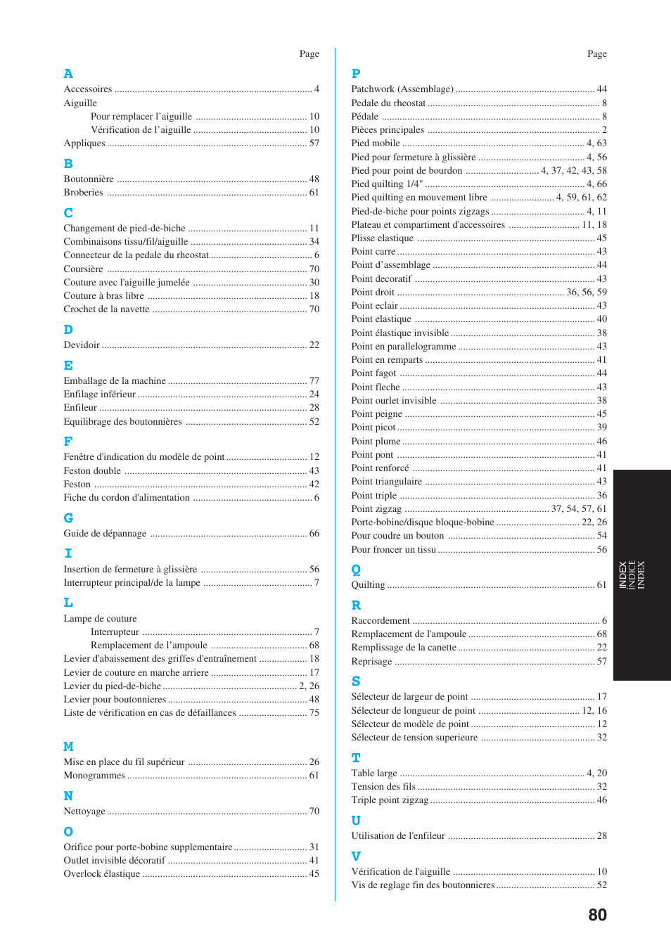 Brother Sewing Manching User Manual | Page 89 / 90