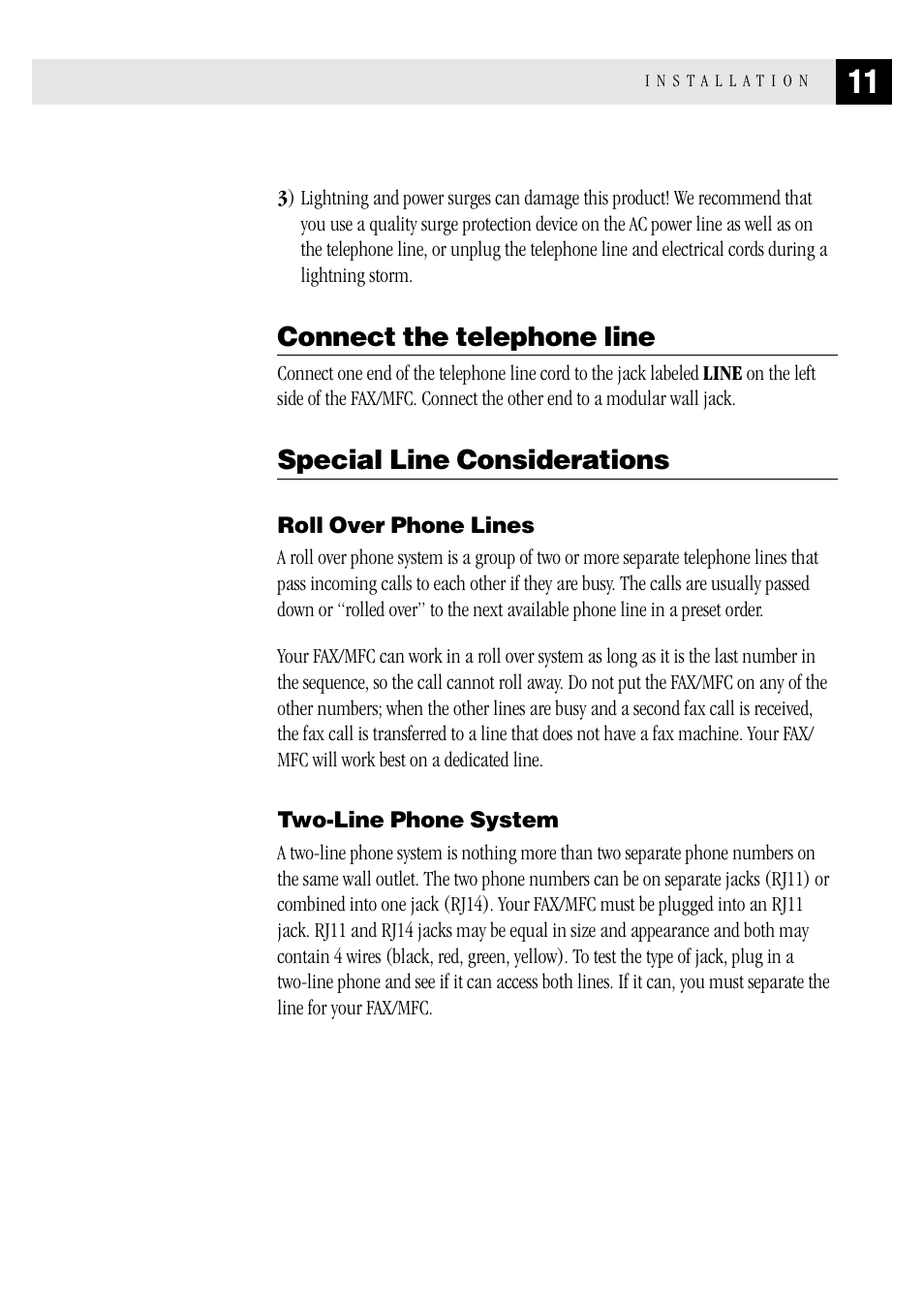 Brother FAX 1570 MC User Manual | Page 19 / 136