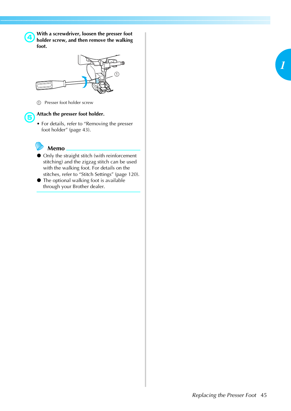 Brother Sewing Machines User Manual | Page 46 / 140