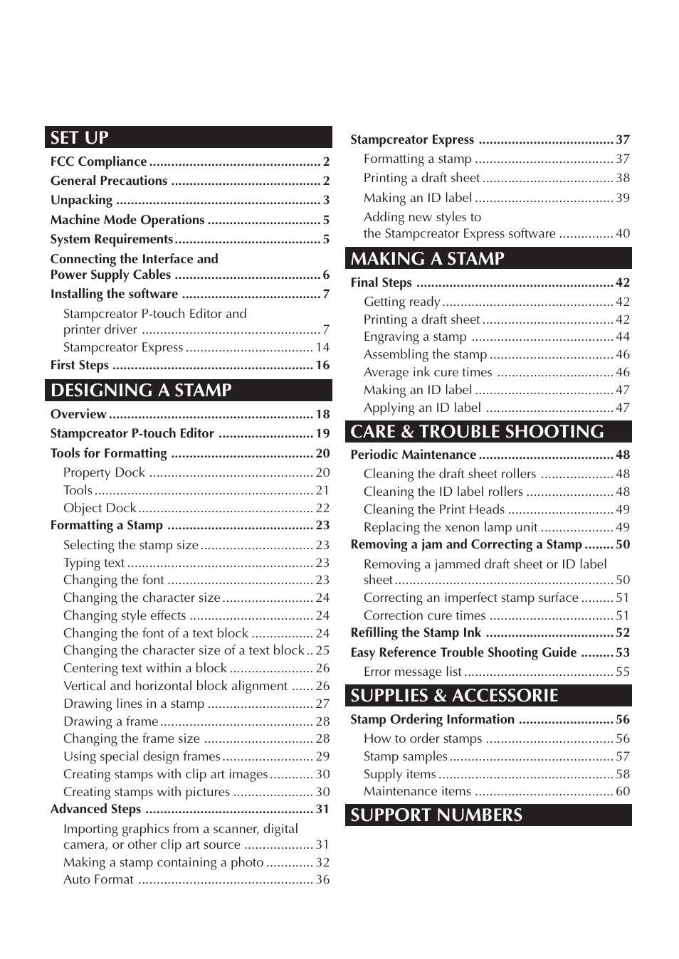 Brother SC-2000 User Manual | Page 3 / 64
